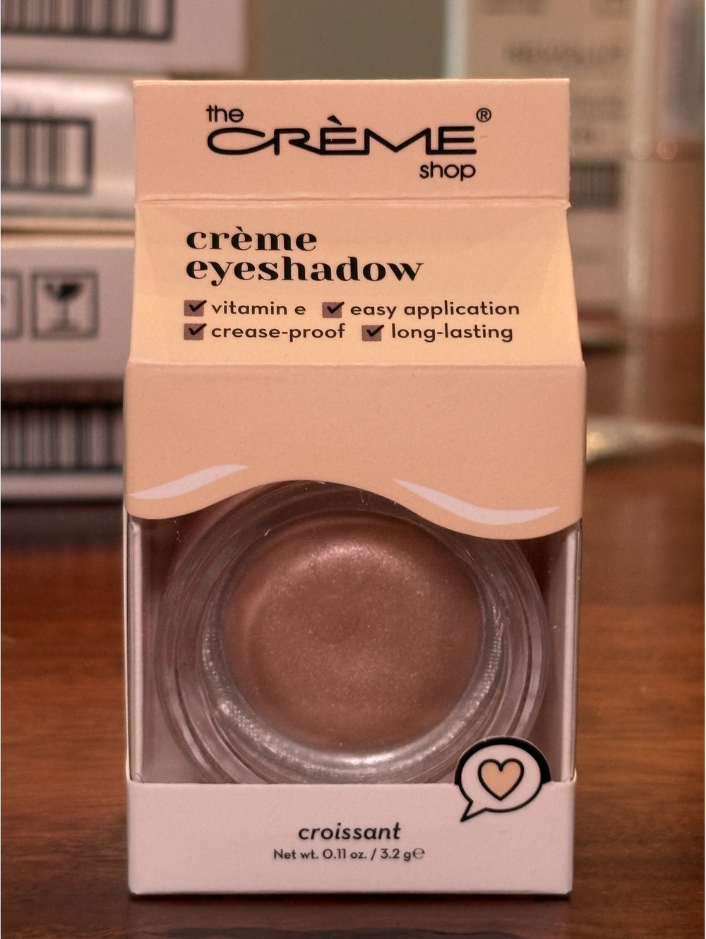 The Crème Shop Cream Shop eyeshadow Croissant. NEW!